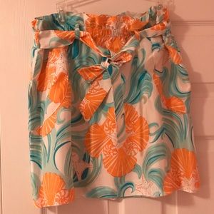Lilly Pulitzer •Tie-Skirt•Silk•Large